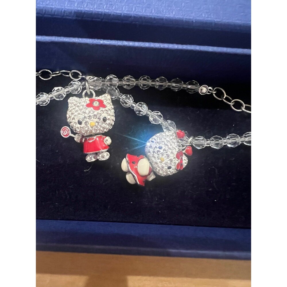 Hello Kitty x Swarovski 3D limited edition bracelets RARE